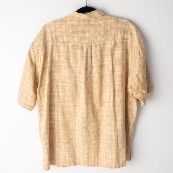 Timberland Short Sleeve Yellow Men's Shirt XL - Picture 6 of 8